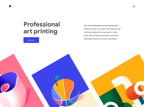 contact card of a proffessional printer